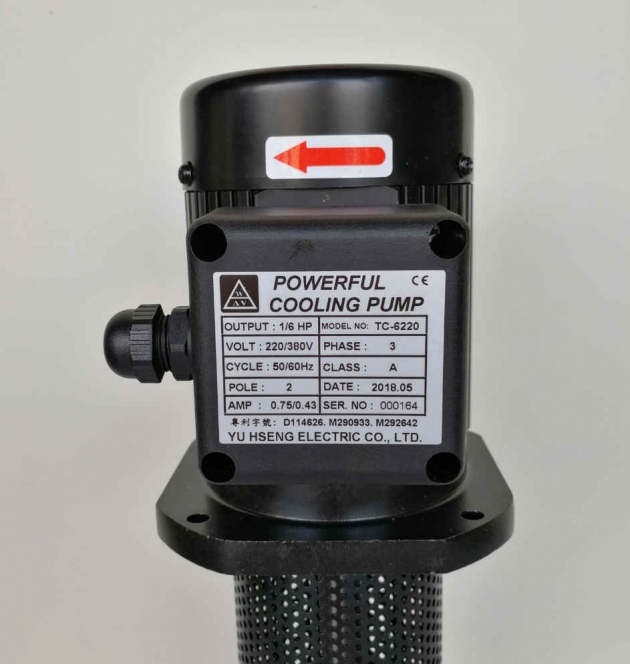 TC-6220 1/6HP Machinery Coolant Pump immersion 220mm (8.7