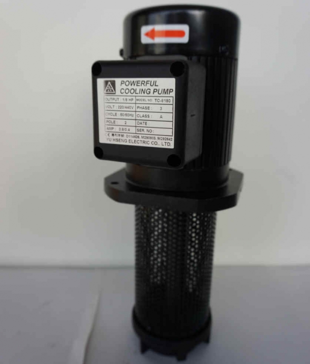 TC-8180 1/8HP Machinery Coolant pump immersion 180mm (7
