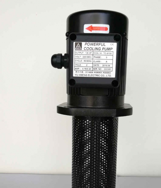 TC-8130 1/8HP Machinery Coolant pump immersion 130mm (5
