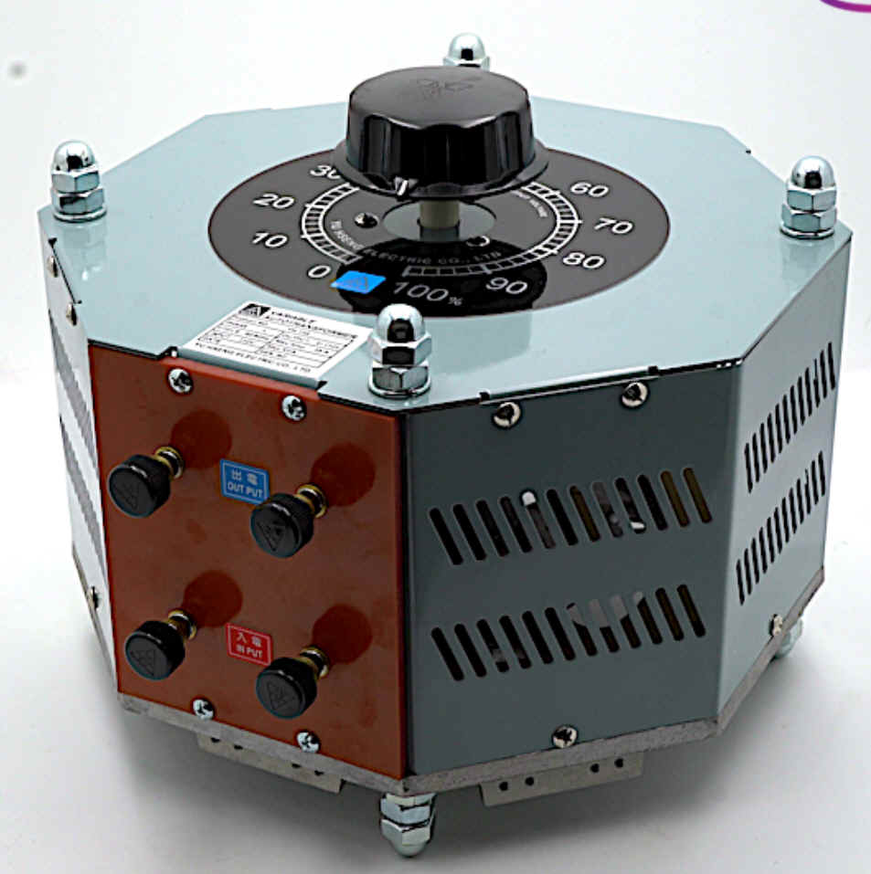 Variable Voltage Transformer (Variac Slidac) Single Phase 220/240V input, Max 4.4 KVA, Max 20 A, Customize Available YH-220