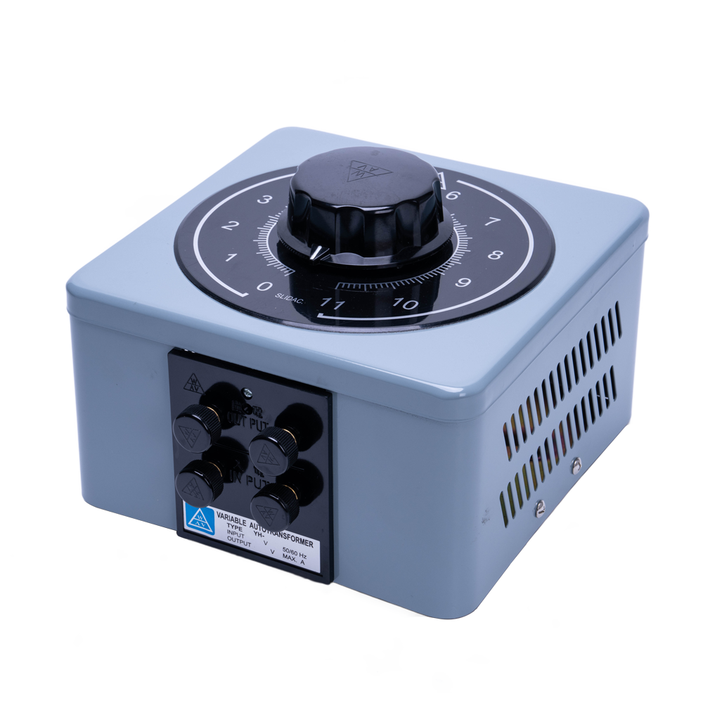 Variable Voltage Transformer (Variac Slidac) , Single Phase 110/220V input, 1.32 KVA Max 12A,  YH-112