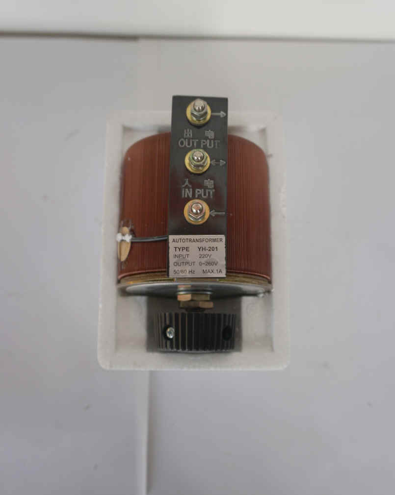 Variac Variable Transformer, Single Phase 220/240V input, 0.22KVA panel mount YH-201(S)