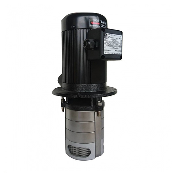 Multi-stages Coolant Pump 172mm (7") stem Coolant Pump 2 impellers for CNC Lathe Milling Grinding Machine Circulation Cooling lubricant Application